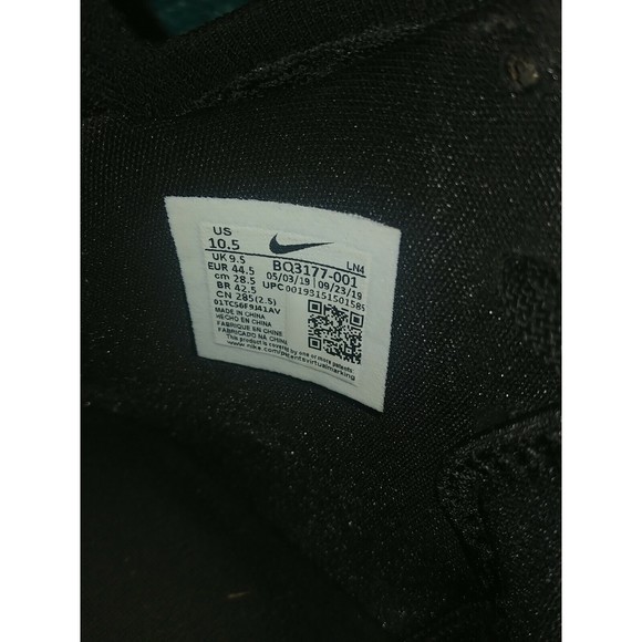 Nike LeBron XVII(17) Global Currency-Men\'s Size 10.5-Basketball Shoes-BQ3177-001 main image 8